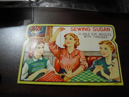 Vintage Sewing Susan Needle Case JAPAN LOOK - £11.61 GBP