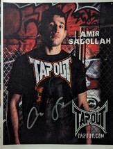 Tap Out Amr Sadollah Signed Cardstock 11&quot; x 8-1/2&quot; Photo - £7.95 GBP