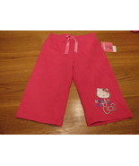 Girls Hello Kitty HK55151 active pants 4 pink NWT ^^ - £6.40 GBP