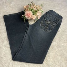 Silver Jean Co. Suki Surplus Jeans, 27X32, Denim, Blue, Cotton Blend, Po... - $29.99