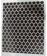 SINGLE Quatrefoil Svg Black and White 2-Pocket Paper Folder 9.5″ by 12″ ... - £1.95 GBP