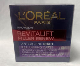 L&#39;Oreal Revitalift Filler Renew Anti-Ageing Night Replumping Care 1.7 fl... - $16.99