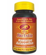 BioAstin Hawaiian Astaxanthin Nutrex Hawaii 12mg / 50 Gel Caps Exp 8/2025+ - $20.98