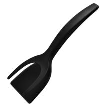 Egg Flipper Tongs Multifunctional Pancake Spatula Clamp Frying Steak Pan... - $14.99