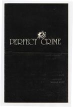 Perfect Crime Program Warren Manzi The Actors Collective - $13.86