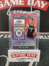 2019-20 Panini Contenders Optic Rookie Ticket Kyle Guy Red Auto /149 - £10.79 GBP