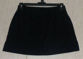 New Womens Fashion Bug Black Pull On Knit Skort Size S - £19.81 GBP