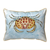 Betsy Drake Calico Crab Small Outdoor Indoor Pillows 11 X 14 - £70.08 GBP