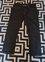 George Mens Black Jeans Size 36W 34L Express Shipping - £22.75 GBP