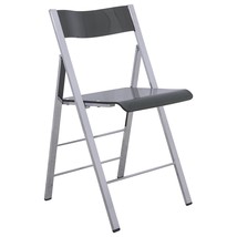 LeisureMod Clear Folding Chair | Transparent Acrylic Desk Chair with Chr... - $1,076.49 MXN+