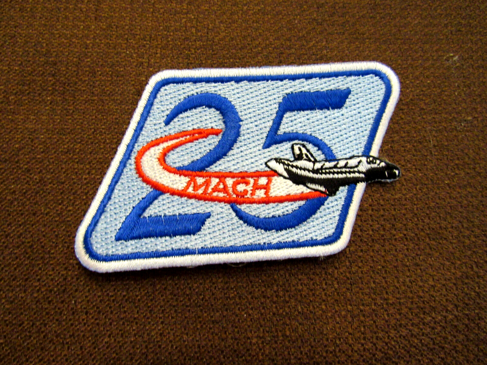 MACH 25 NASA SPACE SHUTTLE ASTRONAUT MACH 25 PATCH BEAUTY 3 - $24.74