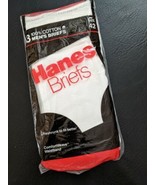 Hanes Men&#39;s Briefs 3 Pack Size 42 NWT Underwear Cotton 1985 USA Vintage NEW - $28.42 CAD