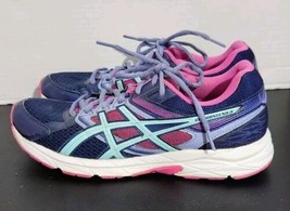 Asics Womens Gel Contend 3 T5F9N Blue Aqua Pink Running Shoes Sneakers Size 9  - £23.55 GBP
