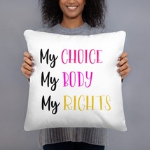 Feminist Gift, Gift For Her, Girl Power, Pro Choice Pillow, My Body My Choice, F - £23.18 GBP