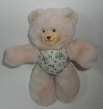 Vintage 1998 Fisher Price Sarahberry Pink Teddy Bear Stuffed Animal Plush Toy - £14.95 GBP