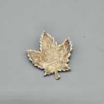 University of Alberta 1949 Maple Leaf Graduation Pin Brooch Ecco Sterlin... - £28.24 GBP