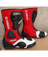 Chaussures de moto en cuir modèle Yamaha de qualité supérieure, bottes d... - €117,55 EUR