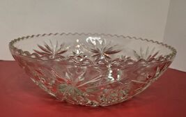 Anchor Hocking Star of David EAPC 10.5” Serving Bowl Early American Pres... - $22.72