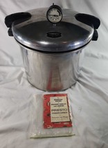Presto Cooker Canner 21 Quart Stock No. CA21 Complete Works Manual Original Box - £51.46 GBP