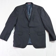 Daniel Hechter Paris 42R Navy Blue Woven 2 Button Blazer Suit Jacket - £15.77 GBP
