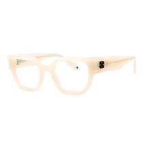 Off-White OERJ085 STYLE 85 6100 Beige 51mm Eyeglasses New Authentic - $4,472.21 MXN