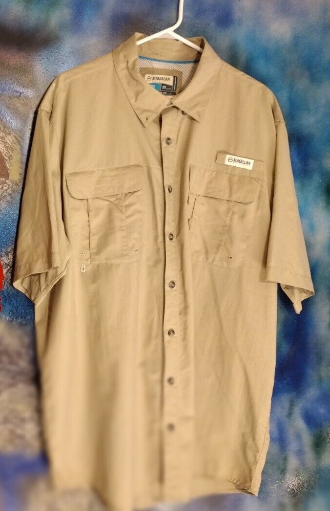 Fishing Shirt Magellan XL Short Sleeve Button Vented