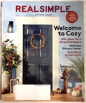 Real Simple Magazine October 2018 New Ship Free Simplified Space Cozy - £19.57 GBP