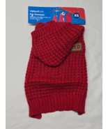 VIBRANT LIFE Dog Or Cat SPOILED Red Hooded Pet Sweater - Size XS 5-10 Po... - $163.84 MXN