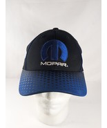 Mopar Hat Hook n Loop Bill Design Black &amp; Blue Muscle Car Dodge Hemi - $316.01 MXN