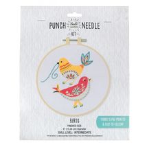 Needle Creations Birds 6 Inch Punch Needle Kit - $8.42
