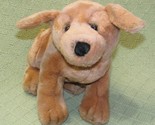 RUSS BERRIE GOLDEN RETRIEVER DOG BEANBAG STUFFED ANIMAL 8&quot; TAN BROWN TOY... - $9.00