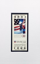 Super Bowl X Replica Ticket  Frame Ready Dallas Cowboys vs Pittsburgh Steelers - £13.99 GBP