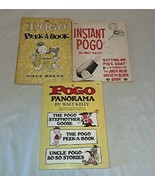 3 Pogo Possum Books - Panorama + Instant Pogo + Peek-A-Book Walt Kelly C... - $15.00