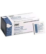 PDI Adhesive Tape Remover Pad Wipes, Box of 100, Exp 2027 - £7.75 GBP