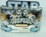 Star Wars Galactic Heroes Hasbro Luke Skywalker Han Solo Stormtrooper 2 ... - £18.19 GBP