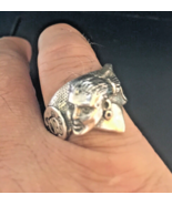 Boricua pictroglyph sterling silver ring Med. - $1,674.69 MXN