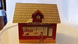 O Scale Vintage 1940&#39;s Cardboard Village Store Building, Made in USA - £23.45 GBP