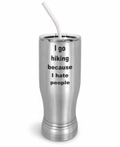 PixiDoodle Anti-Social Introvert Hiking Insulated Coffee Mug Tumbler with Spill- - £26.70 GBP+