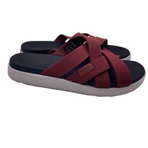 Keen Elle Slide Sandals Slip On Outdoor Strappy Trail Red Womens Size 12 - £47.32 GBP