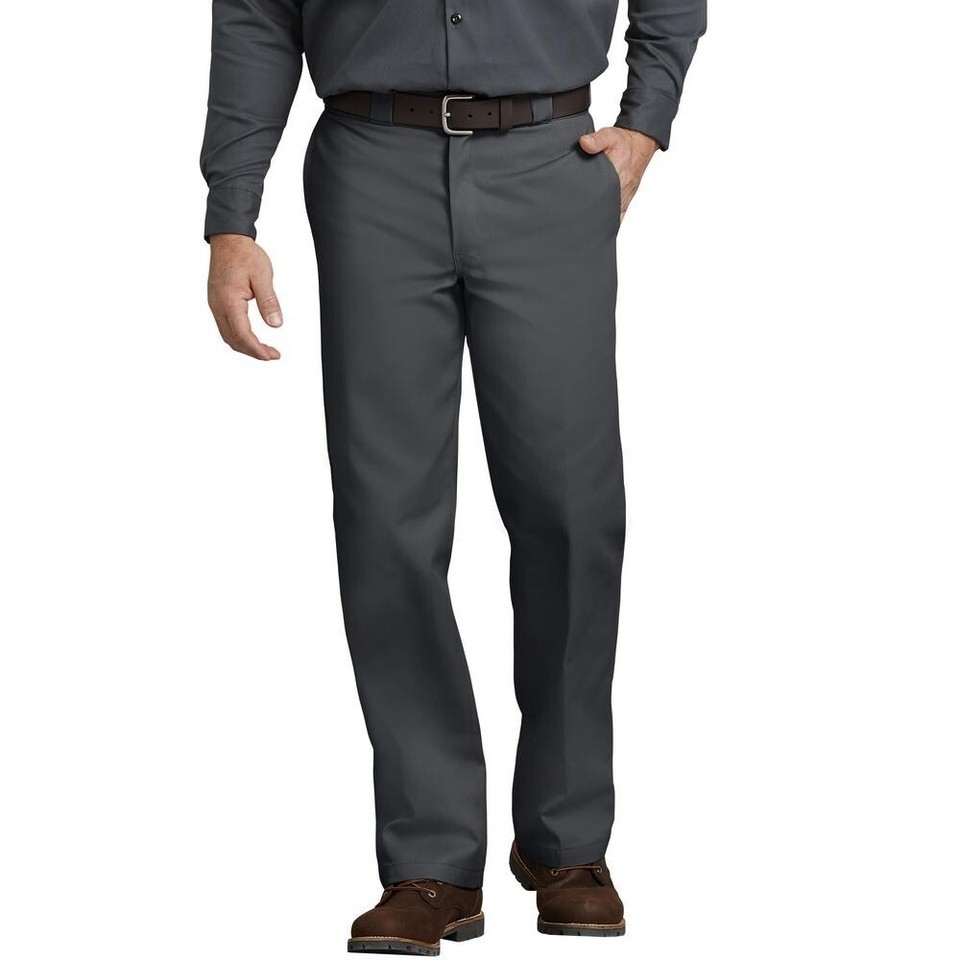Dickies men&#39;s Original 874 Stain Resistant Work Pant Chino Charcoal 36 x... - $21.72
