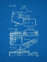 Tackle Box Patent Print - Blueprint - £6.40 GBP+