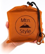 Outdoor Compact Beach Blanket for Hiking &amp; Backpack Accessories w/Ground... - $23.05 CAD