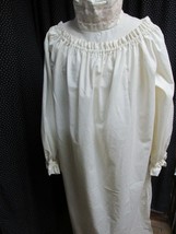 &quot;&quot;IVORY, MUSLIN CHEMISE&quot;&quot; - NEW - SIZE XL - LONG - RE-ENACTMENT, HALLOWEEN - $29.89