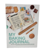 My Baking Journal Record &amp; Store Your Favorite Baking Recipes Hardcover NEW - £15.65 GBP