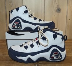 FILA Grant Hill 1 Kids OG Basketball Shoes Size 7 White/Navy/Red 3BM01160-125 - £17.96 GBP