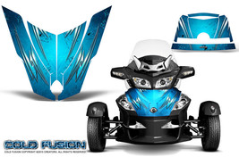 CAN-AM Brp Spyder Rt Hood Graphics Kit Creatorx Cold Fusion Blue Ice - £107.61 GBP