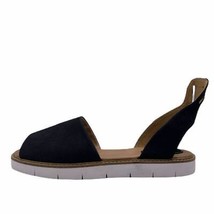 New Clarks Lydie Hala Black Nubuck Sandals Size 9M - £23.73 GBP