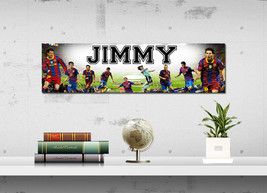 FC Barcelona Messi - Personalized Name Poster, Customized Wall Art Banner - £14.38 GBP+