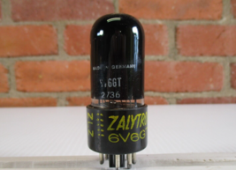 Zalytron 6V6GT Vacuum Tube  Dark Glass Made In Germany TV-7 Tested @ NOS - $21.50
