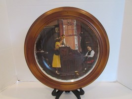 Gorham Plate The Marriage License Normal Rockwell Ltd Ed A9724 Framed  LotE - $18.76